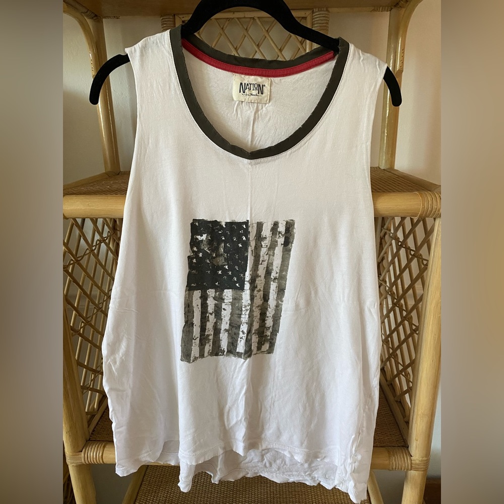 Nation American Flag Tank Top